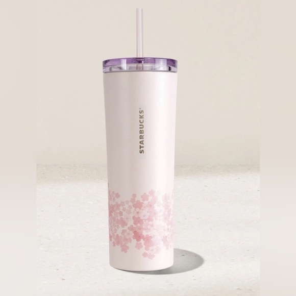 NWT Starbucks 2026 Spring Pink Cherry Blossom Tumbler & Bearista Keychain Bear - Picture 6 of 6